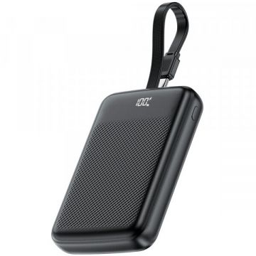 AceFast Baterie Externa Acefast M13, 10000mAh, 22.5W, QC + PD, 1 x USB-A - 2 x USB-C, Neagra