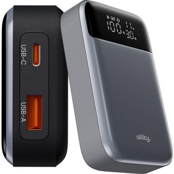 Allity Acumulator extern Allity APB-200, PD Quick Charge, 33W, 10000 mAh, Gri