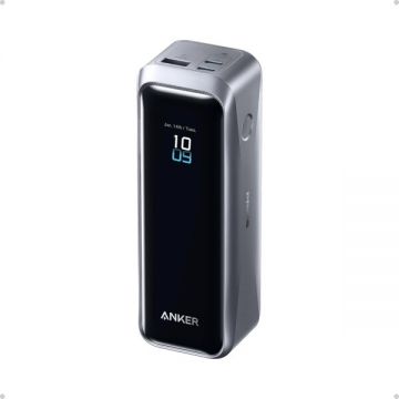 Anker Baterie Externa Anker Prime, 20100mAh, 220W, QC + PD, 1 x USB-A - 2 x USB-C, Neagra A110BH11