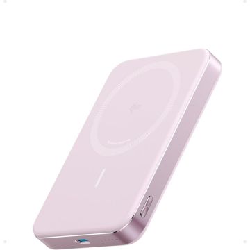 Anker POWER BANK Anker MagGo 10.000 mAh, magnetic, wireless, 276 g, roz