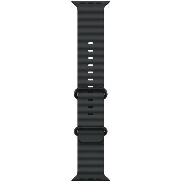 Apple Apple Watch 49mm Band:  Black Ocean Band - Black Titanium Finish