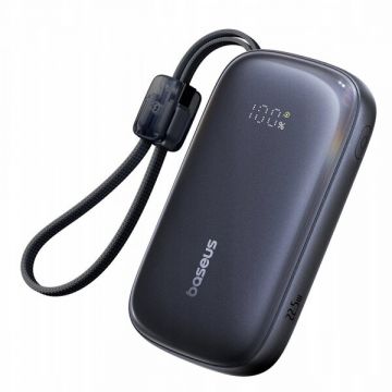 BASEUS Baterie Externa Baseus EnerFill FC21 Qpow 3 Ultra, 20000mAh, 22.5W, QC + PD, 1 x USB-A - 1 x USB-C, Neagra