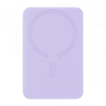 BASEUS Baterie Externa Wireless Baseus Magnetic Mini, 10000mAh, 20W, PD + FQI, 1 x QI - 1 x USB-C, Mov