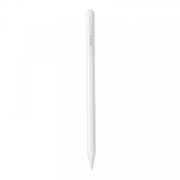 BASEUS Touch Pen Baseus Smooth Writing pentru Apple iPad, Versiune Wireless & Wired Activ, Alb C40169009123-00