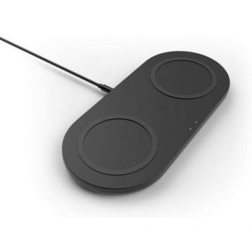 Belkin Incarcator Wireless Belkin WIZ002VFBK, 2x10W, Negru