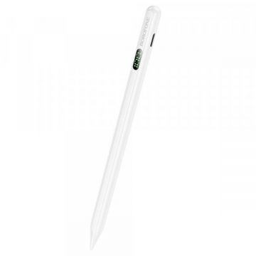 Borofone Touch Pen Borofone BG101 pentru Apple iPad Series, Versiune Activ, Alb