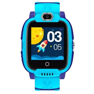 Canyon Ceas inteligent copii, Canyon Jondy KW-44, iOS,Android, 4G Camera GPS, 1.44, Rezistent la apa, Bluetooth, Albastru