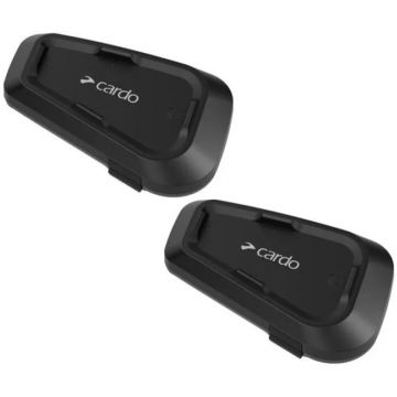 CARDO Sistem comunicatie pentru motocicleta Cardo Spirit HD DUO pentru doua casti, 600 m, Negru