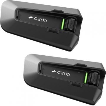 CARDO Sistem Comunicatie pentru motociclete Cardo PT200101 intercom, 2 canale, 1600 m, Negru