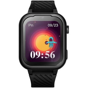 Garett Smartwatch Garett Kids Essa 4G, 1GB RAM, 8GB ROM, cu functii de apel si mesaje, Negru