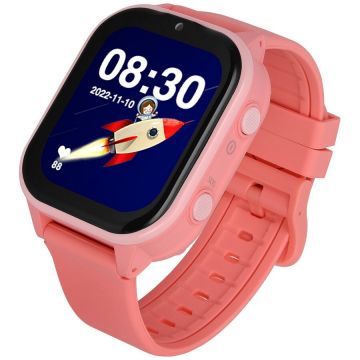 Garett Smartwatch Garett Kids Sun Ultra 4G, roz, 900 mAh, cu functii de apel video si SOS
