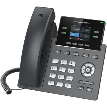 Grandstream Telefon VoIP Grandstream GRP2612P, 16 taste virtuale, ecran LCD color, suport PoE