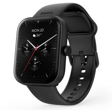 Hama Ceas inteligent Hama Fit 5000, 1.6 inch, Bluetooth, Negru