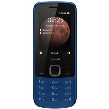 HMD Telefon mobil HMD Nokia 225 4G (TA-1610) Dual SIM, 64MB RAM, 128 MB, 4G LTE, Albastru