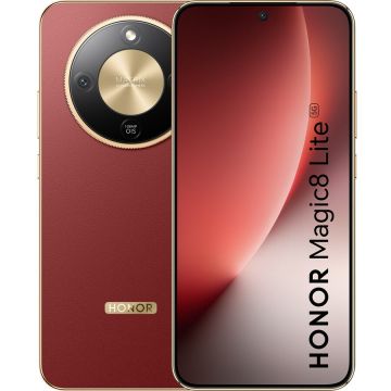 Honor Telefon mobil Honor Magic 8 Lite, 6.79 inch, 5G, 512GB, 8GB RAM, Dual SIM, 16MP/108MP+5MP, 7500mAh, Maro-Roscat