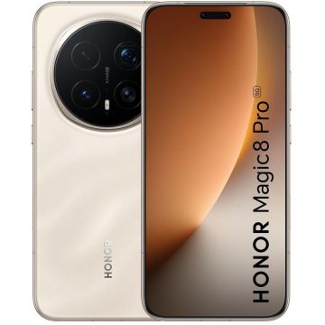 Honor Telefon mobil Honor Magic 8 Pro, 5G, 12GB RAM, 512GB, Dual SIM, Qualcomm Snapdragon 8 Elite, Auriu