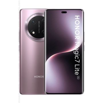 Honor Telefon mobil Honor Magic7 Lite, 6.78, inch, 5G, Dual SIM, 8GB RAM, 512GB, 16MP/108MP+50MP, 6600mAh, Violet