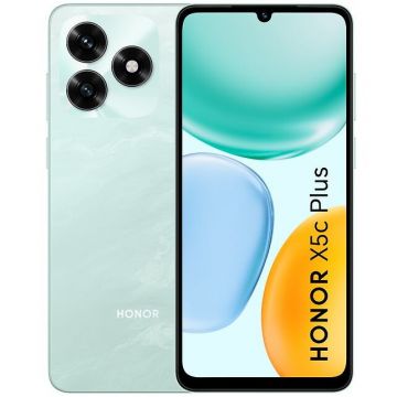 Honor Telefon mobil Honor X5c Plus, 4GB RAM, 64GB, 6.74, inch, 4G, Dual SIM, 5260mAh, Verde oceanic
