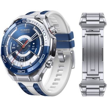 Huawei Ceas inteligent Huawei Ultimate 2, ecran Sticla de safir, 1.5 inch, AMOLED, Albastru