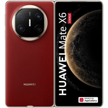 Huawei Telefon mobil pliabil, Huawei Mate X6 Red, Octa-Core, ecran 6.45 - 7.93 inch, Dual SIM, 12GB RAM, 512GB, baterie 5110mAh, EMUI 15, Rosu Huawei Telefon mobil pliabil, Huawei Mate X6 Red, Octa-Core, ecran 6.45 - 7.93 inch, Dual SIM, 12GB RAM, 512GB, baterie 5110mAh, EMUI 15, Rosu