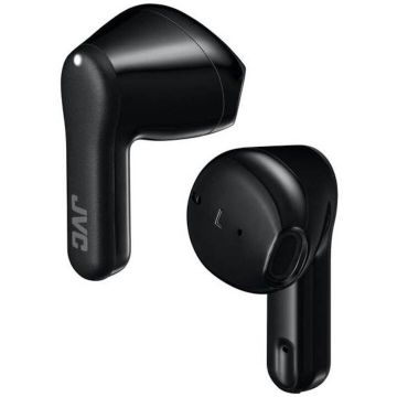 JVC Casti True Wireless JVC HAA-3TBU, In Ear, Bluetooth, Microfon, Autonomie pana la 22 ore, Negru