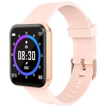 Lenovo Ceas inteligent Lenovo E1 Pro, 1,44” , Android / iOS, Bluetooth 4.2, IP68, Roz-Auriu