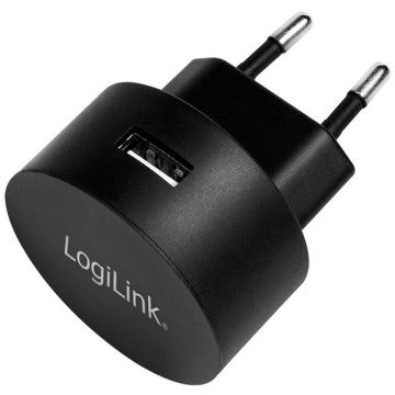 logilink ALIMENTATOR retea 220V LOGILINK, universal, 1 x USB-A, maxim 2.1A, 10.5W, suport OCP/OVP/OHP/SCP, negru