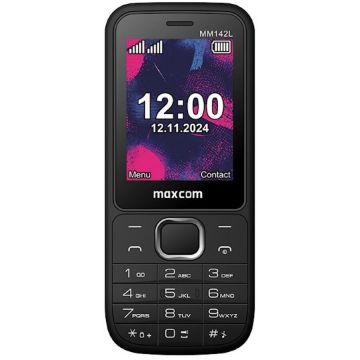Maxcom Telefon Mobil MaxCom Classic MM142L, ecran 2.4 inch, Dual SIM, camera VGA, 2G, baterie 800 mAh, Negru