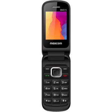 Maxcom Telefon mobil Maxcom Comfort MM815, Dual SIM, 2G, 2.4″, USB Type-C, taste mari cu font mare, meniu simplu destinat seniorilor, Negru