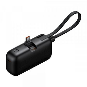 Mcdodo Baterie Externa McDodo MC-7760 Freekit, 5000mAh, 22.5W, PD, 3 x USB-C, Neagra