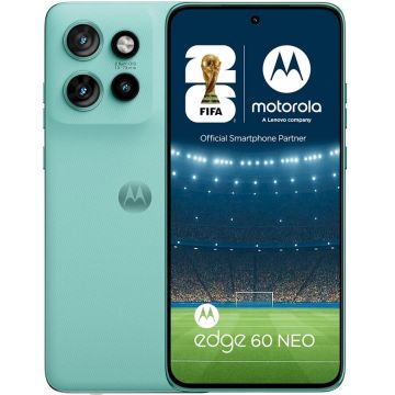 Motorola Telefon mobil Motorola Edge 60 Neo, 256GB, 12GB RAM, 5G, PANTONE, Albastru Vernil