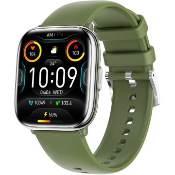 Myphone Ceas inteligent myPhone Watch Pastel, Bluetooth, 1,75, 390 x 450 pixeli , IP67, Verde-Argintiu