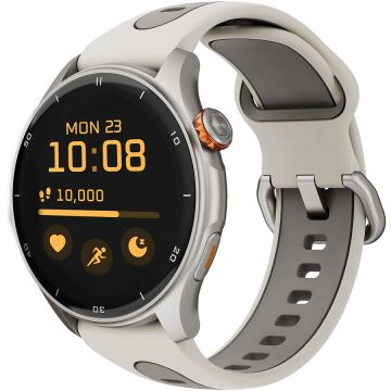 Myphone Smartwatch MyPhone Adventure, Bluetooth, Ecran AMOLED 1.43, Bluetooth, 3 ATM, GPS, Gri-Bej