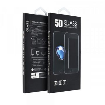 OEM Folie de protectie Ecran OEM pentru Apple iPhone 15, Sticla Securizata, Full Glue, 5D, Neagra