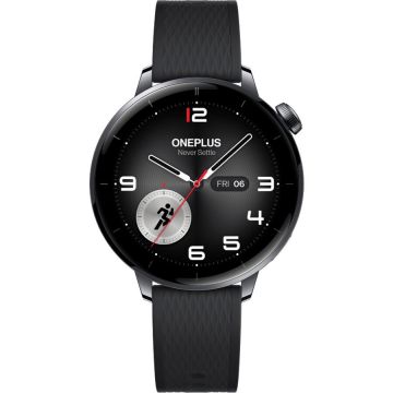 OnePlus Ceas inteligent OnePlus Watch 3, 43mm, GPS, NFC, Bluetooth, Wi-Fi, Otel Negru