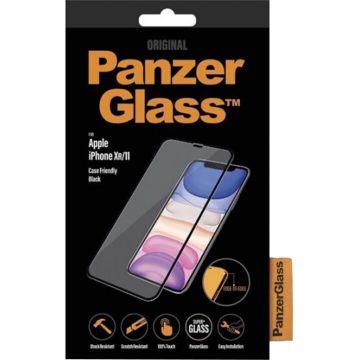 Panzerglass Folie de protectie PanzerGlass 2665 din sticla pentru Apple iPhone XR/11, Transparenta / Rama Neagra