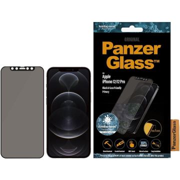 Panzerglass Folie de protectie PanzerGlass din sticla pentru Apple iPhone 12/12 Pro , privacy, Black