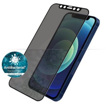 Panzerglass Folie de protectie PanzerGlass din sticla pentru Apple iPhone 12 Mini, antireflexie, Black