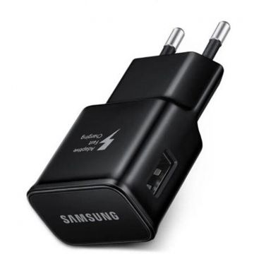 Samsung Incarcator Retea Samsung EP-TA200EBE, Adaptive Fast Charging, 1 x USB, 15W, Bulk, Negru