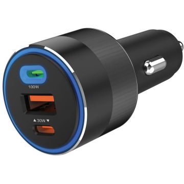 SANDBERG Sandberg Incarcator auto 3in1 130W USB-C PD