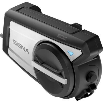 SENA Sistem de comunicatii pentru motocicleta SENA 50C-01, Bluetooth 5.0, 2000 m, 1 buc, Negru