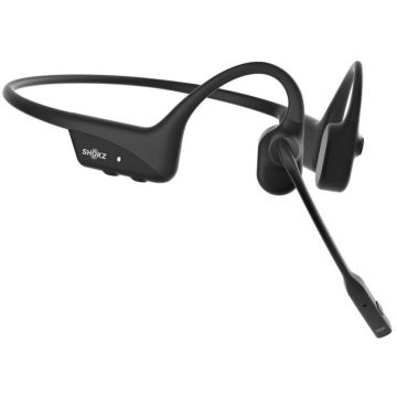 Shokz Casti Wireless Shokz C120-AN-BK-EU, Bluetooth, negru, cu microfon, cu control tactil