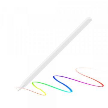 techsuit Touch Pen Techsuit AC20-Pro pentru Apple iPad, Versiune Activ, Alb