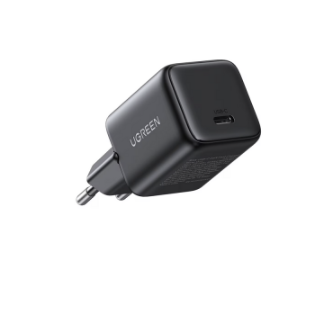 Ugreen Incarcator de retea Ugreen 30W QC4 5V/3A USB-C GaN Fast Charging, Negru