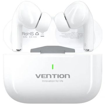 Vention Casti TWS Vention Echo Lite 11, Bluetooth 5.4, Alb