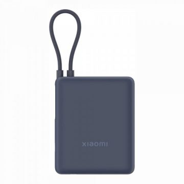 Xiaomi Baterie Externa Xiaomi PB1033MI, 10000mAh, 33W, QC + PD, 1 x USB-A - 2 x USB-C, Bleumarin BHR9341GL
