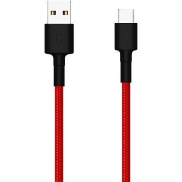 Xiaomi Cablu Date si Incarcare USB-A - USB-C Xiaomi, 18W, 1m, Rosu SJV4110GL