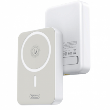 XO&nbsp;Design Baterie Externa Wireless XO Design PR231, 10000mAh, 20W, PD + FQI, 1 x QI - 1 x USB-C, Alba