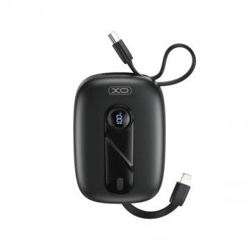 XO&nbsp;Design Baterie Externa XO Design PR246, 10000mAh, 22.5W, PD, 1 x Lightning - 2 x USB-C, Neagra