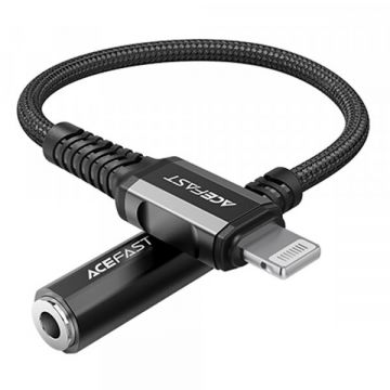 AceFast Adaptor Audio Lightning - 3.5mm Acefast C1-05, Negru